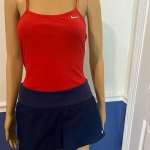 Nike Red and Blue Skorts Athletic Shorts